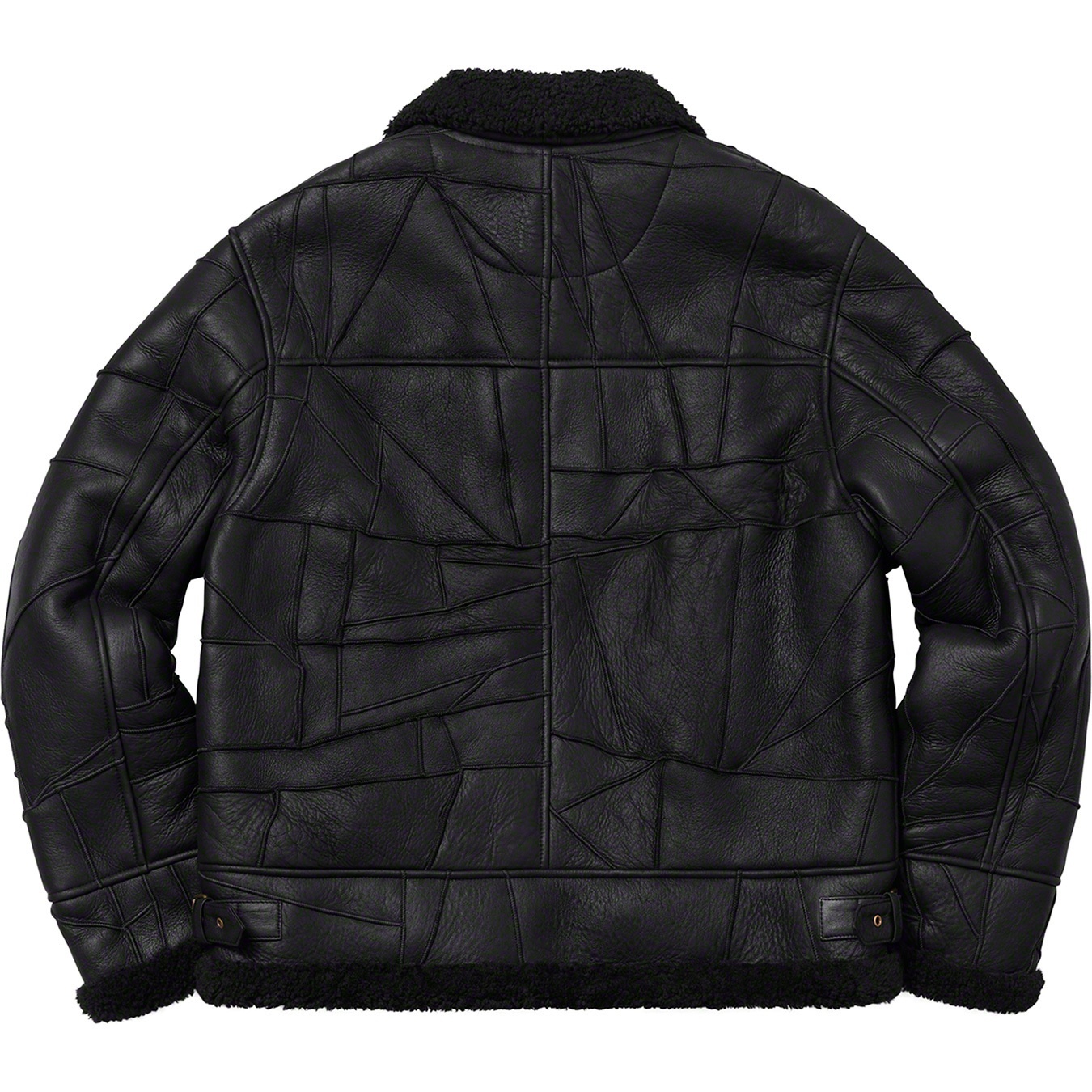 Patchwork Shearling B-3 Jacket view 9